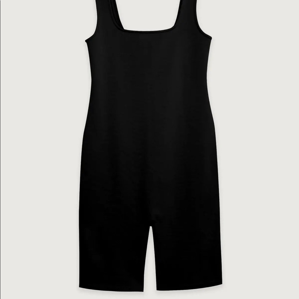 NWT OAK + FORT Fitted Tank Romper Bikesuit - Cotton - Size L